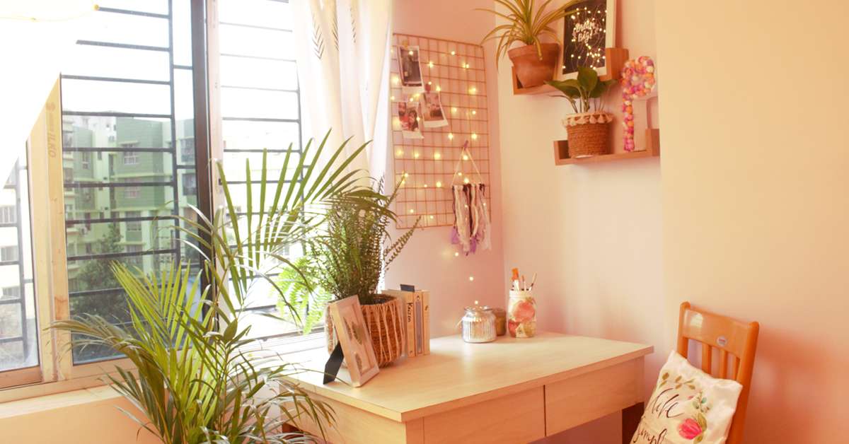 Modern-Boho Study Corner Decor